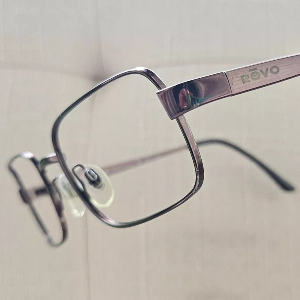 Revo Men Glasses/Sunglasses Frame Brown Tone 3027 Eyeglasses Made in Italy